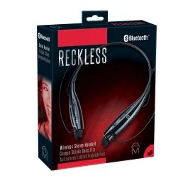 Reckless Bluetooth Earbuds - Black - Black