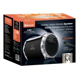 2B Indoor & Outdoor Bluetooth Speaker - Black & Silver