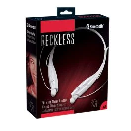 Reckless Bluetooth Earbuds - White