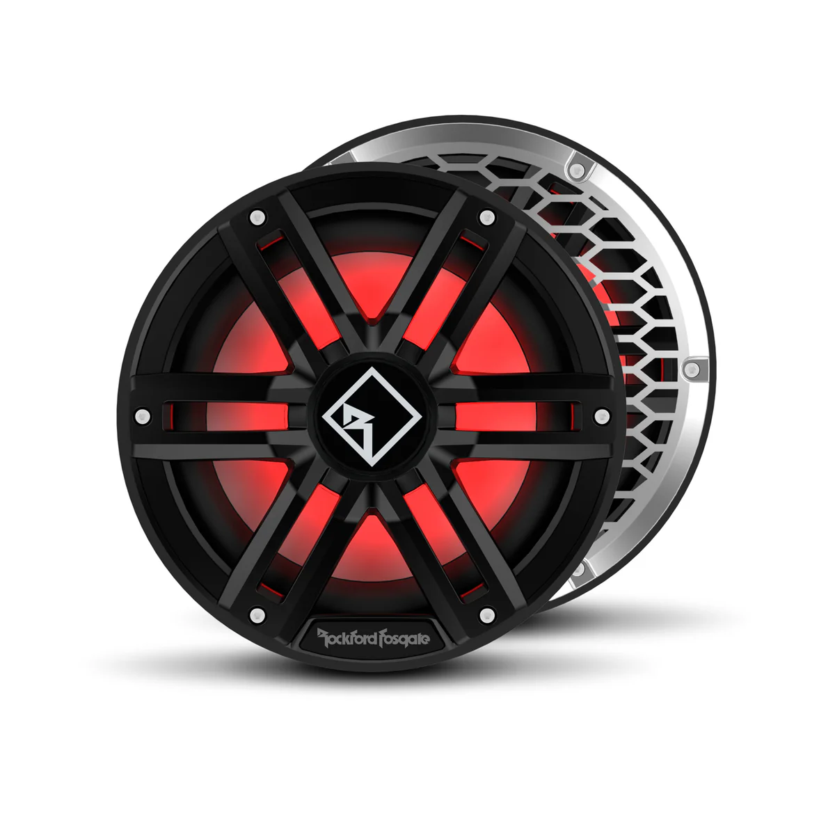 Rockford 12" Color Optix 2 Ohm DVC 1600W Peak Infinite Baffle Marine Subwoofer