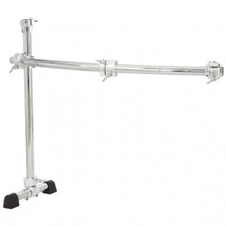 Gibraltar GCS150C - Chrome series 40'' Curved Rack side w/quick rel T clamps & RMAAs