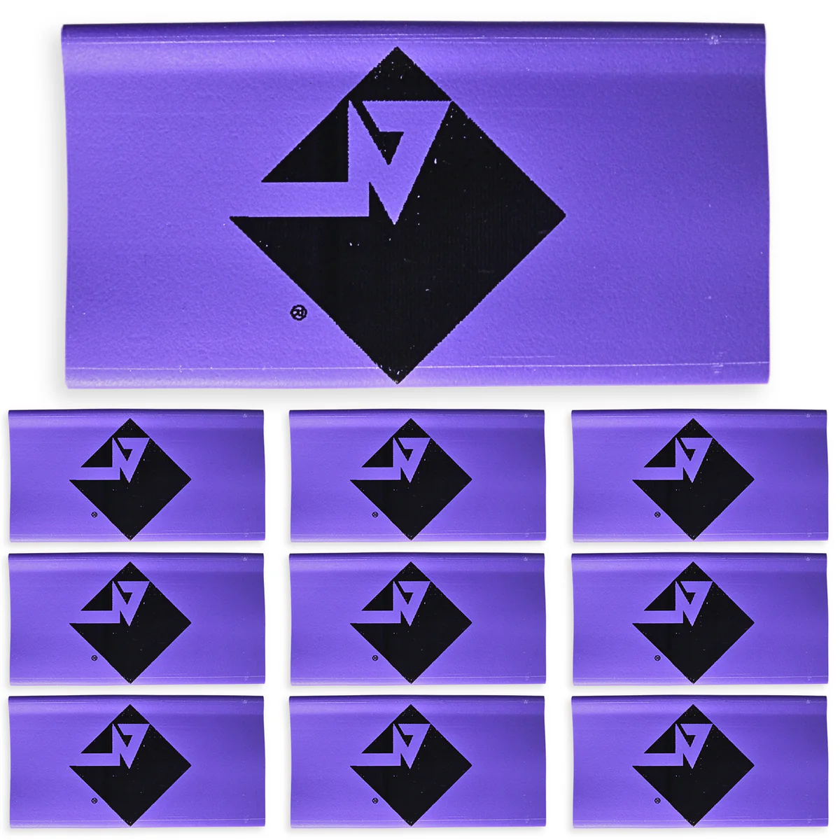 0 Gauge 3:1 Heat Shrink with Rockford Fosgate Logo 10 Pack Purple