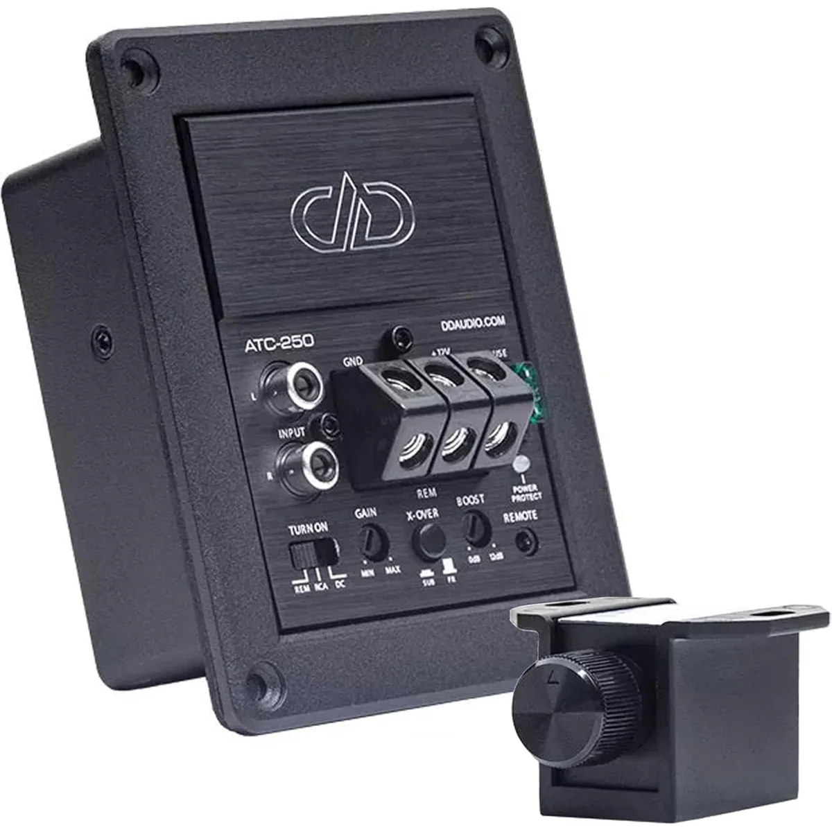250 Watt High Speed Class D Aluminum Amplified Mini Terminal Cup w/ Remote