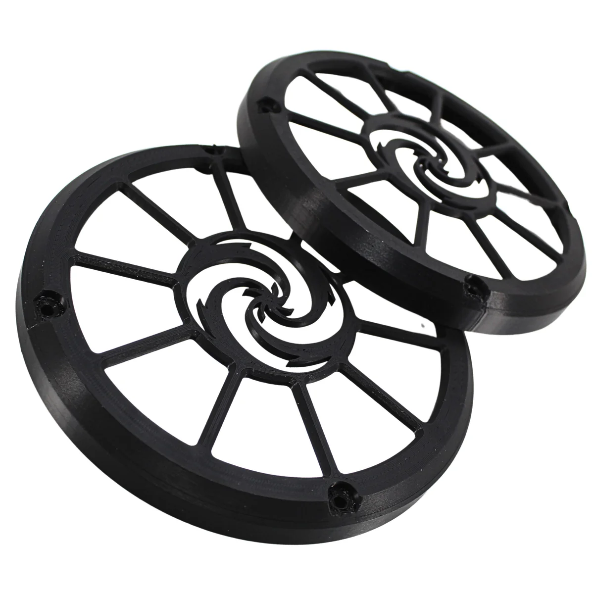 Pair of 6.5" Black Galeforce Logo 3D-Printed Speaker Grills for F-3 and G3 Series