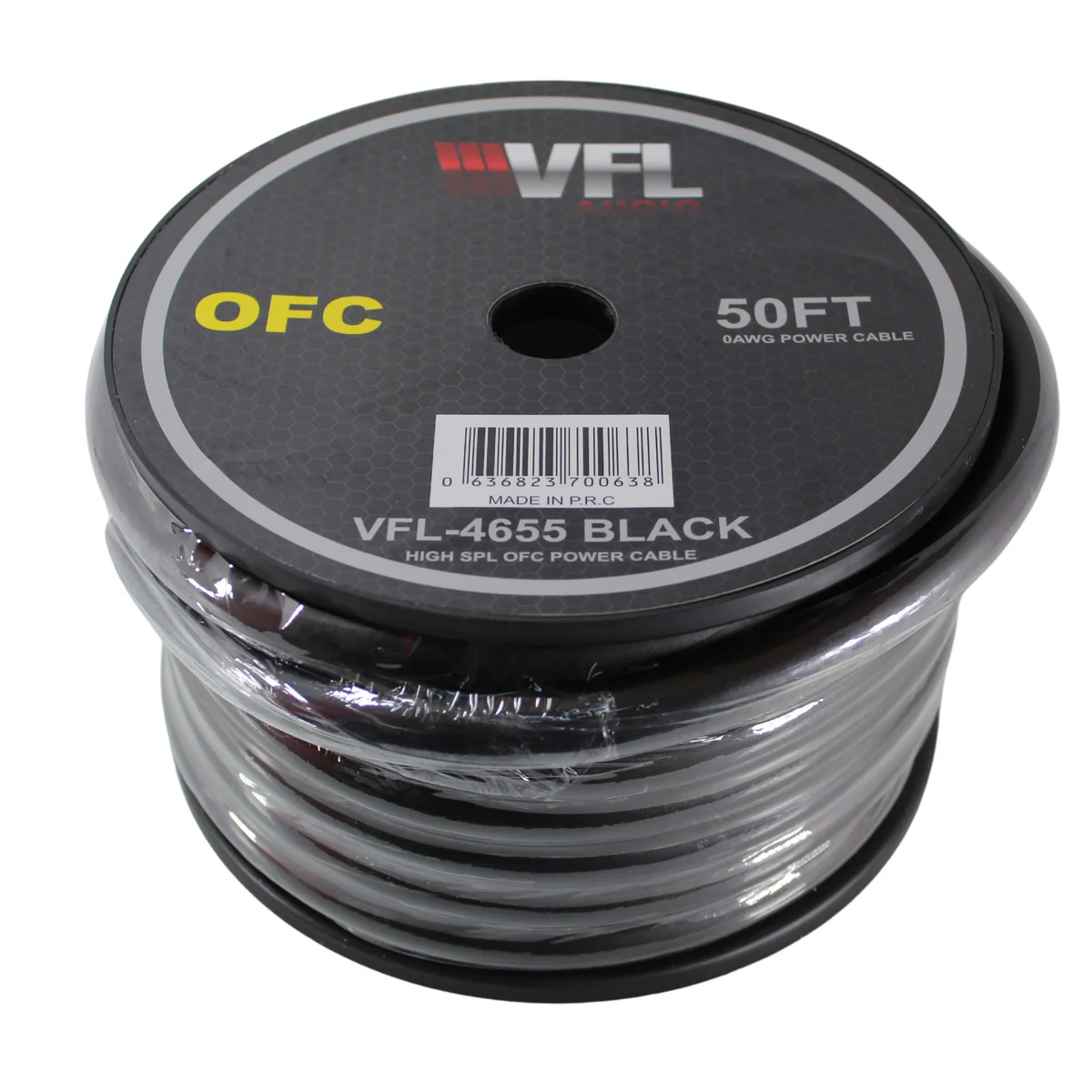0 AWG Black PVC Jacketed 100% OFC American Bass Power Wire Lot Cut By The Foot