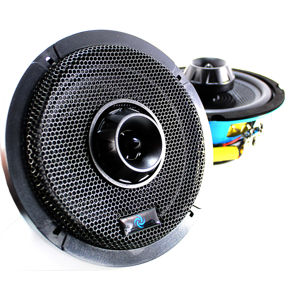 Motorcycle/Marine 6.5" Hybrid 4-Ohm 100W RMS Galeforce F1 Speakers Pair OPEN BOX