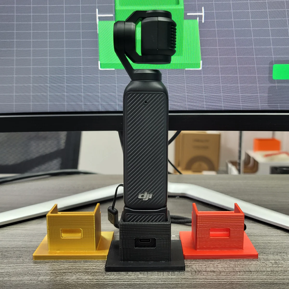 3D-Printed DJI Osmo Pocket 3 Stand Compact, and Durable Mount for Stable Filming