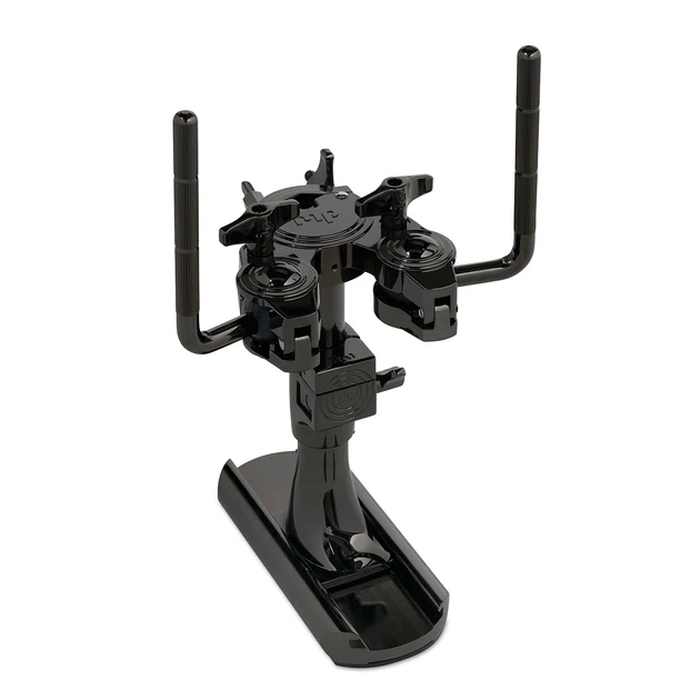 DWCP9900BDBN-DW Bass Drum Mounted Double Tom Arm w/ Slide Track, Black Nickel