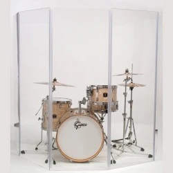 Gibraltar GDS-5 - Drum Sound Shield 66”h x 10”w 5-panel