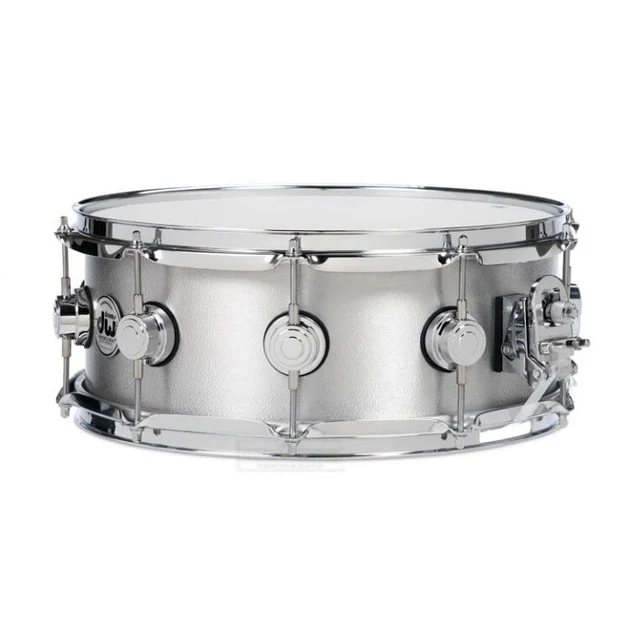 DW Collector's Series Metal Snare Drum Thin 1mm Titanium Smooth Finish - 5.5x14