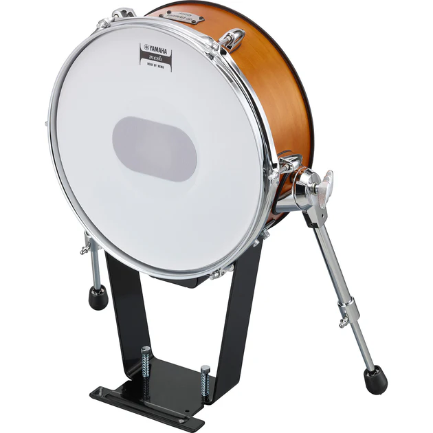 Yamaha KP128RW Electronic Mesh Kick Pad Tower w/ Multi-Layer Cushion - Real Wood