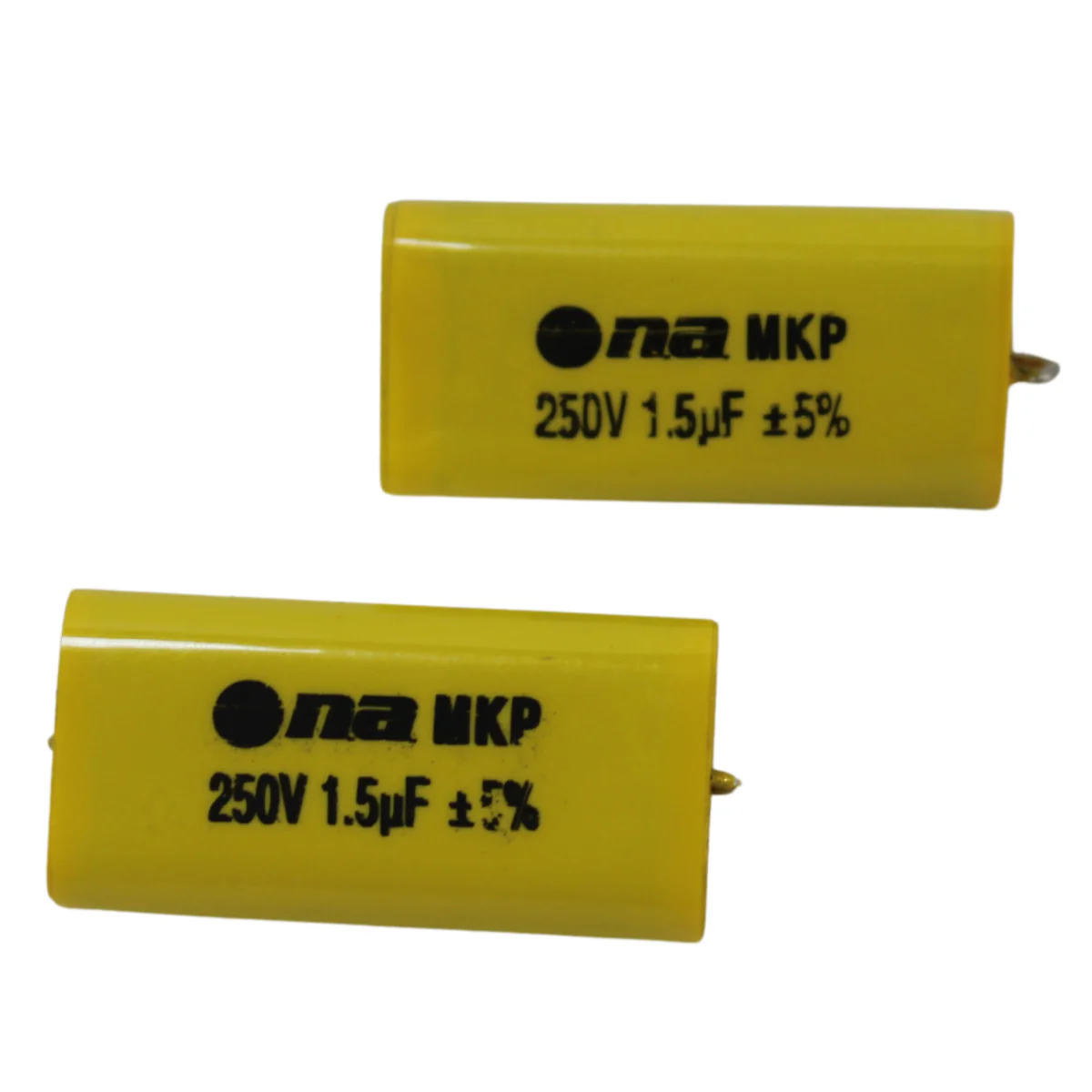 25 Pack of 1.5 Microfarad Bass Blocker 250 Volt Metalized Film Capacitors