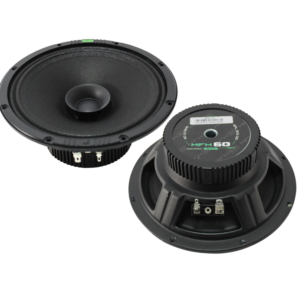 Deaf Bonce machete Pair of 6.5" 4 ohm 100 Watts Max Wide Range Speakers