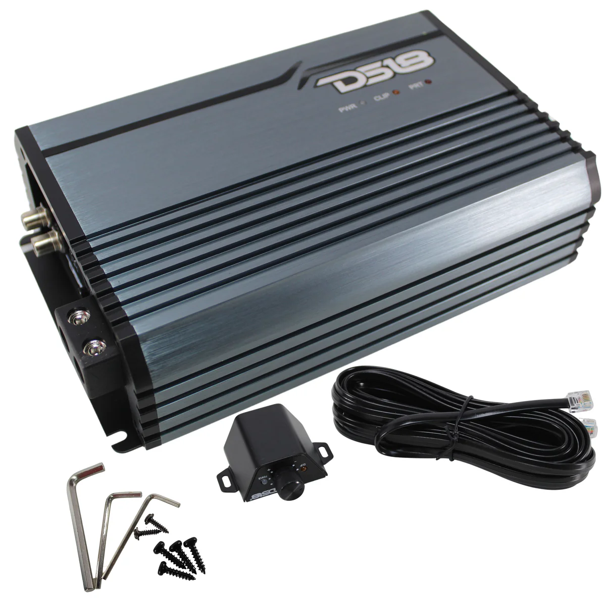 DS18 FRP Monoblock 2500W 1-Ohm Full-Range Class-D Compact Titanium Amplifier