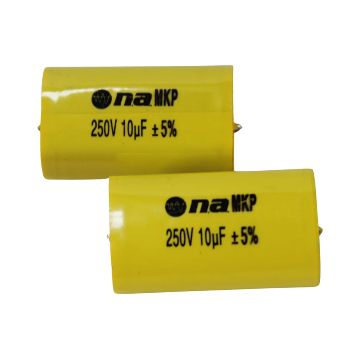 25 Pack of 10 Microfarad Bass Blocker 250 Volt Metalized Film Capacitors