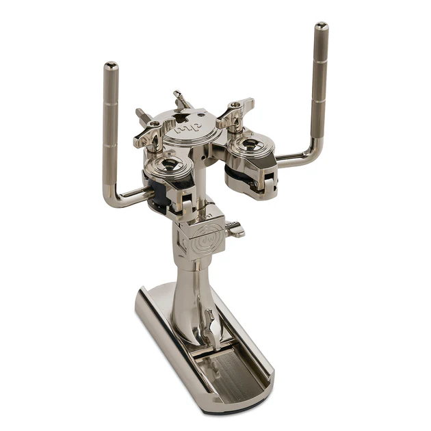 DWCP9900BDNK-DW Bass Drum Mounted Double Tom Arm w/ Slide Track, Nickel