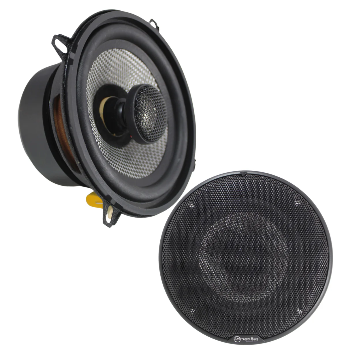 American Bass Pair of 5.25" 120 Watts 4 Ohm 2-Way Coaxial Speaker System SQ-5.25