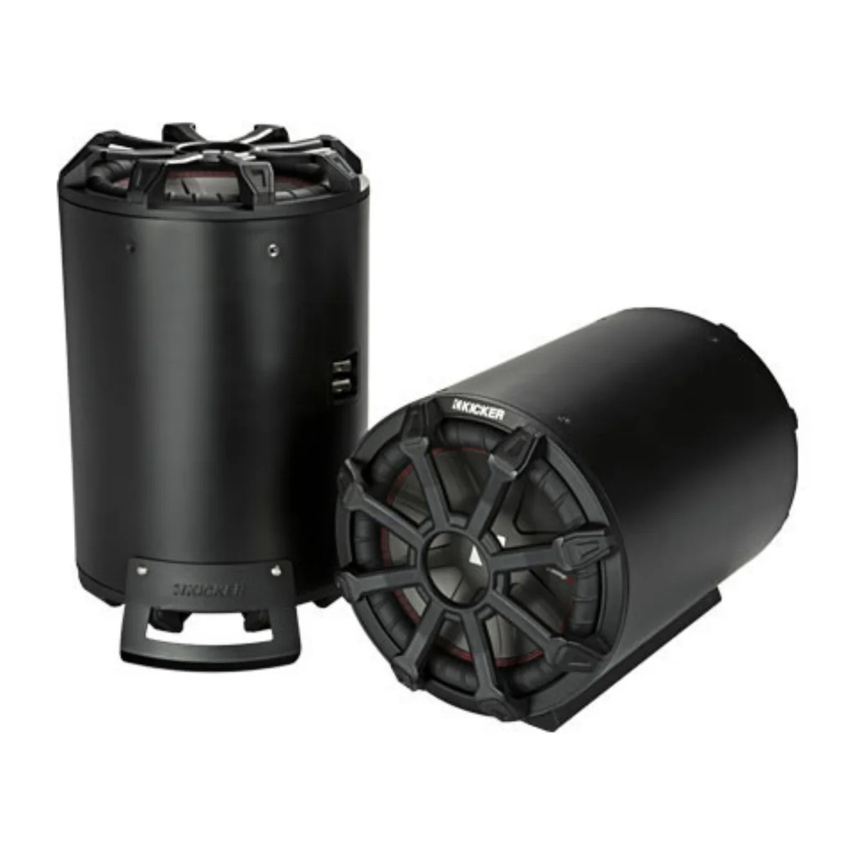 Kicker TB Series Weatherproof 8" 300W RMS 2-Ohm Loaded Subwoofer Enclosure - 46CWTB82