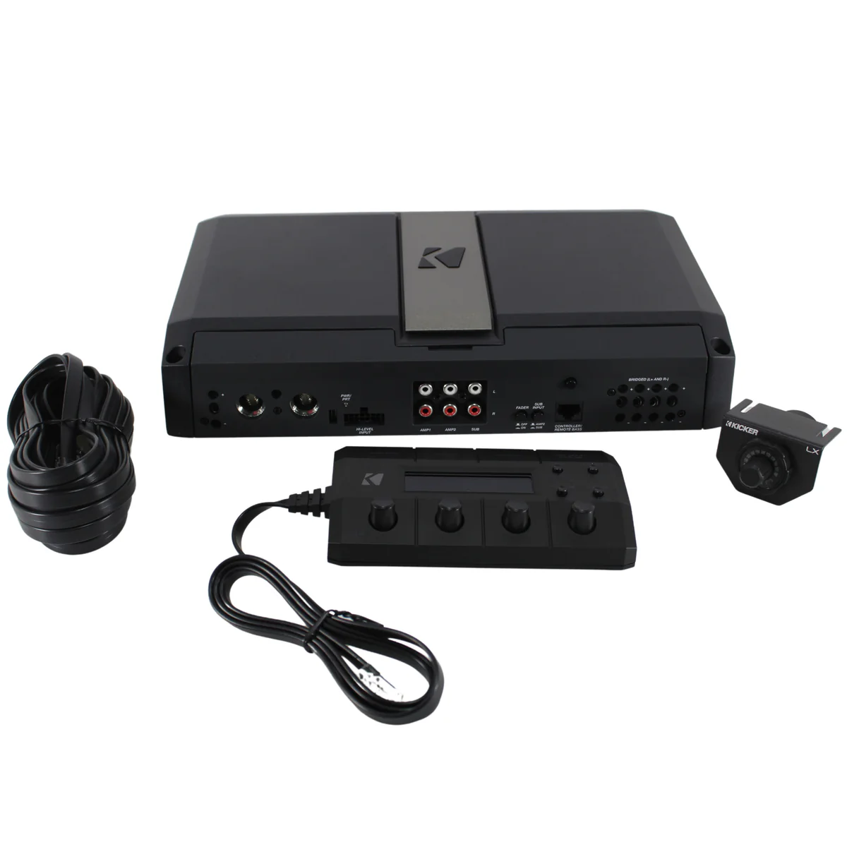 700W 1-Ohm Class D 7-Channel Amplifier w/LX Precision Controller & Smart Bass