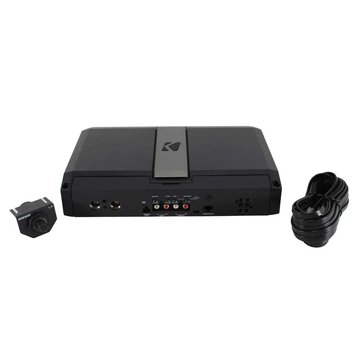 3000w 1-Ohm Mono Class-D Subwoofer Amplifier w/Smart Bass & RGB LED Center Panel