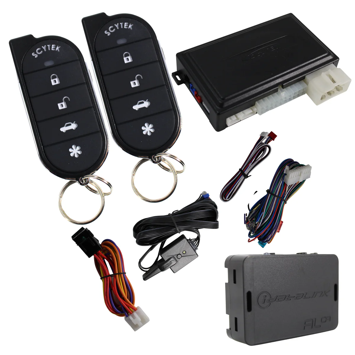 A1 Complete 5 Button Remote Engine Start System w / 2 Remotes, 50+ Features