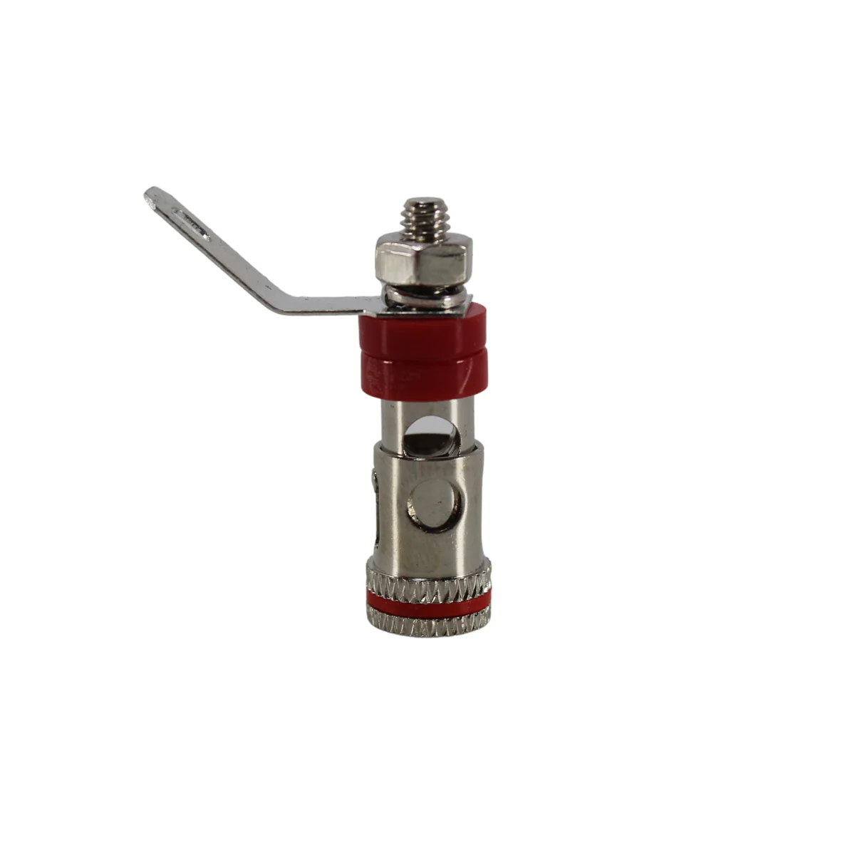 12 Gauge Brass/Nickel Plated Positive (Red) Speaker Push Terminals