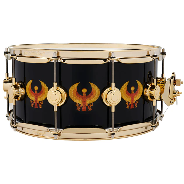 DW Collector's Series Icon Snare Drum (6.5x14) Earth, Wind & Fire All Access w/ Gold Hardware