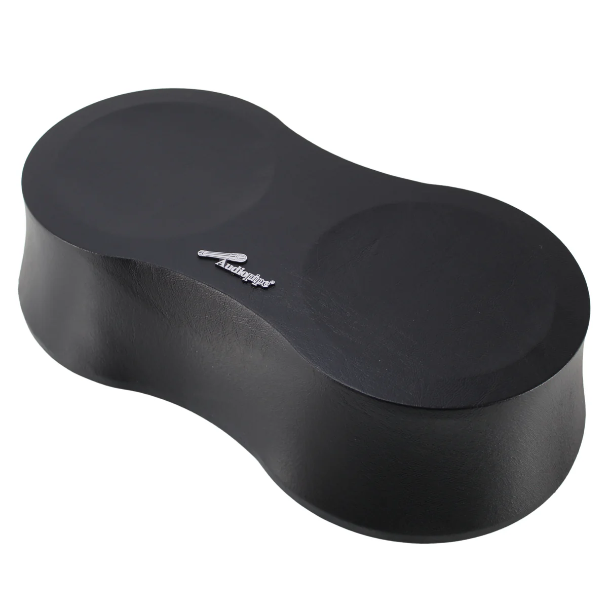 Dual 6" Wood Vinyl CoveredRear Deck Speaker Pod - Black