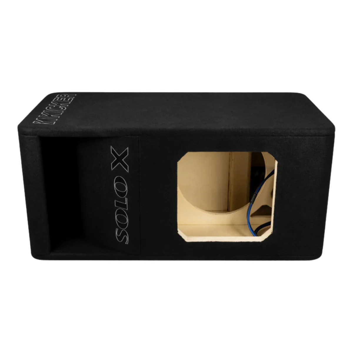 Kicker L7X Series SoloX 12" Single Ported unloaded Subwoofer Box 49VUL7X12