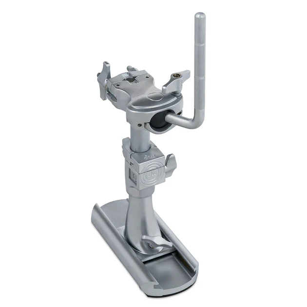 DWCP9991BDSC-DW Bass Drum Mounted Single Tom Arm w/ Slide Track, Satin Chrome