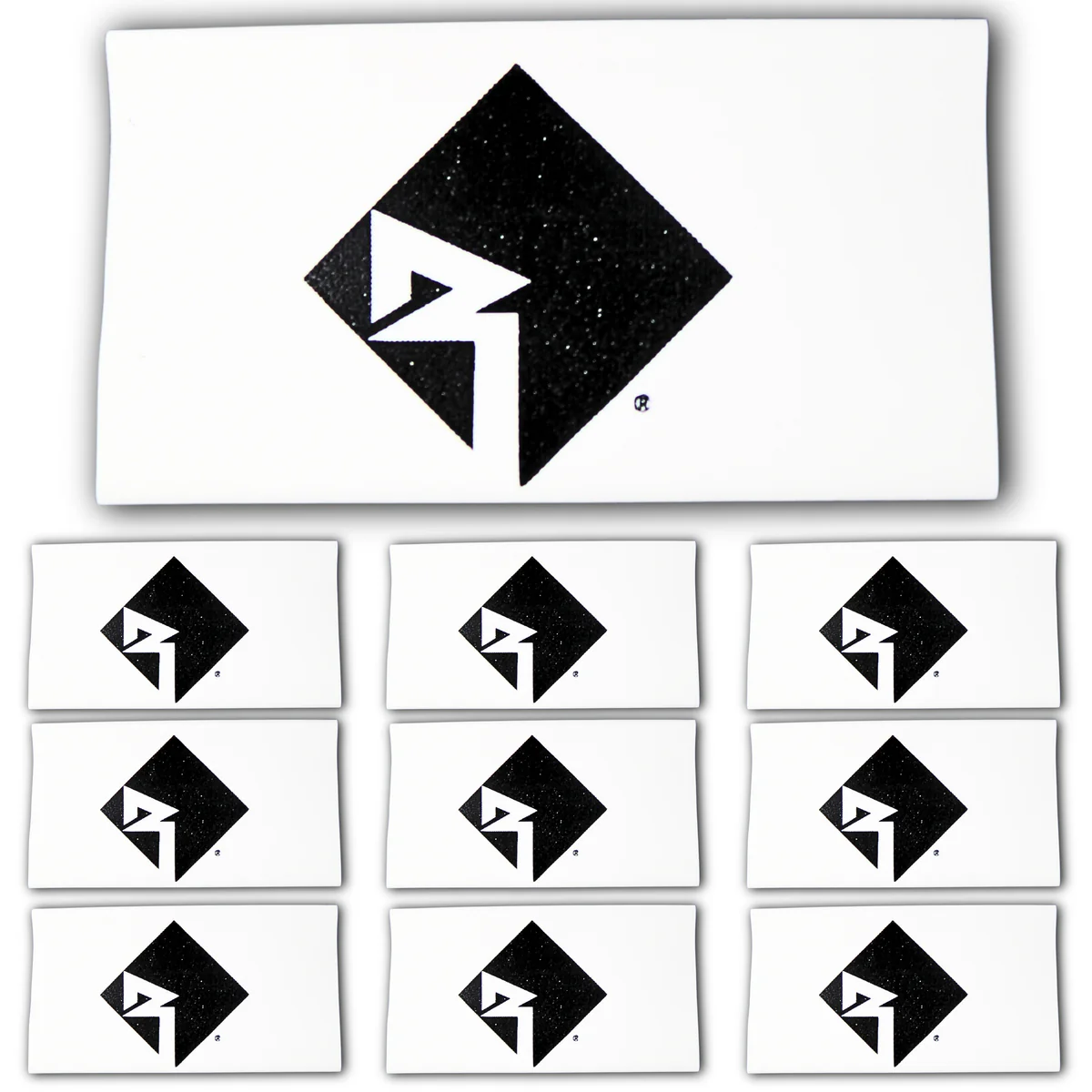 0 Gauge 3:1 Heat Shrink with Rockford Fosgate Logo 10 Pack White