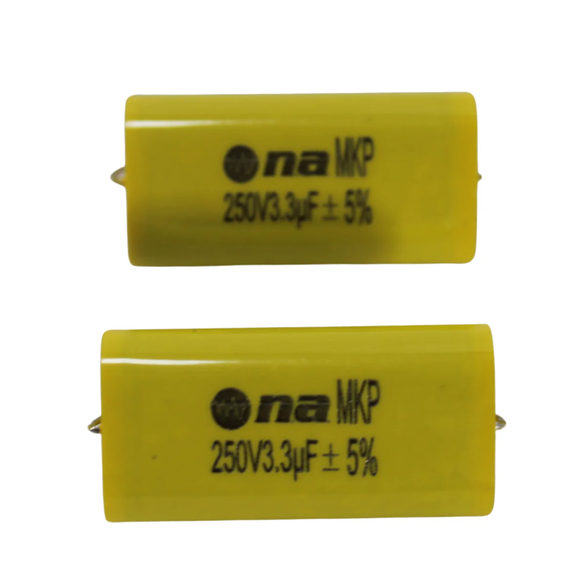 25 Pack of 3.3 Microfarad Bass Blocker 250 Volt Metalized Film Capacitors
