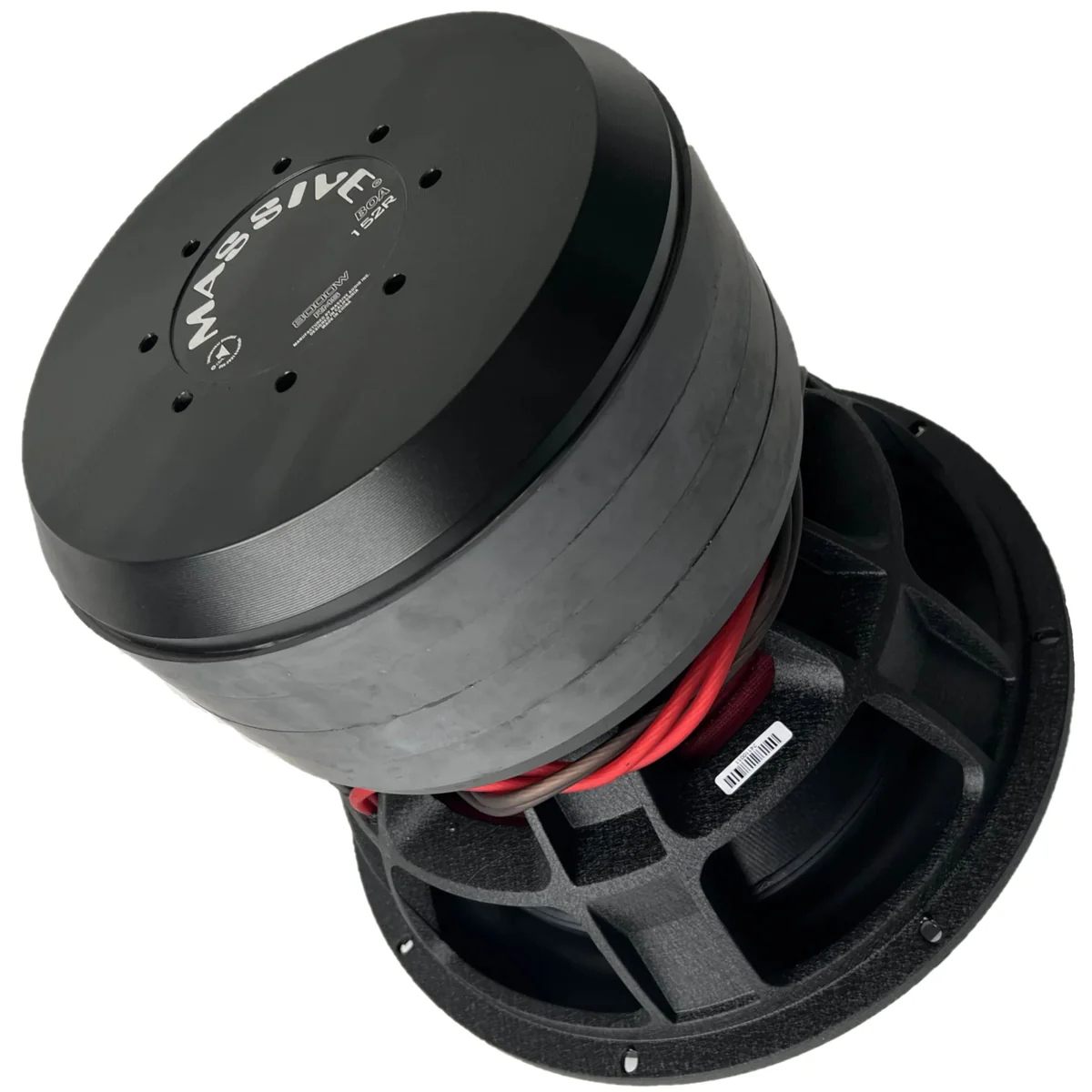 Massive Audio 15" Dual 2-Ohm 8,000 Watts RMS 132lbs Mega Subwoofer w/4-inch VC