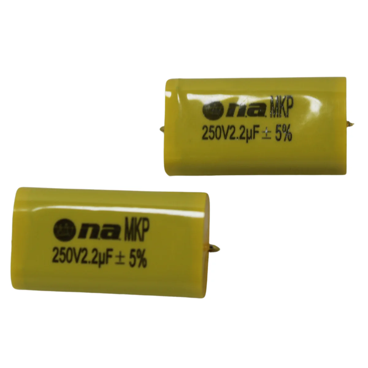 25 Pack of 2.2 Microfarad Bass Blocker 250 Volt Metalized Film Capacitors
