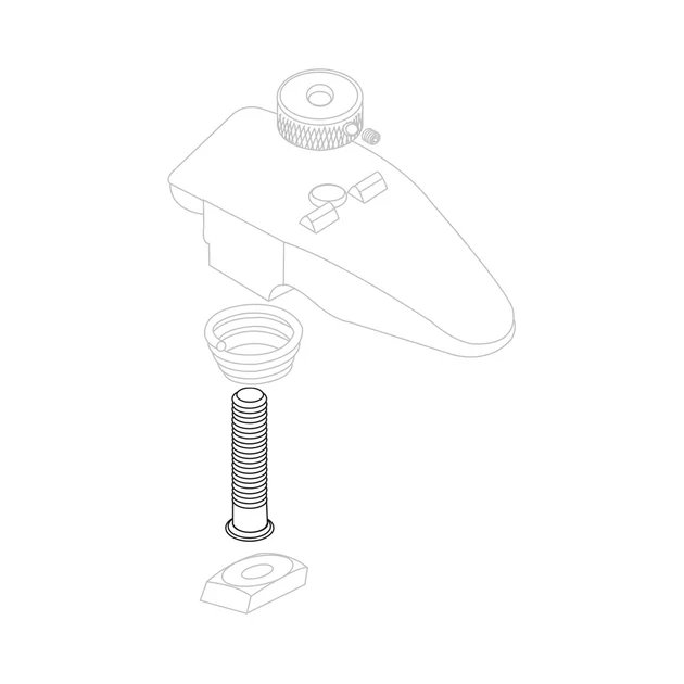 DW 1/4-20 x 1 5/8'' Pedal Toe Clamp Screw
